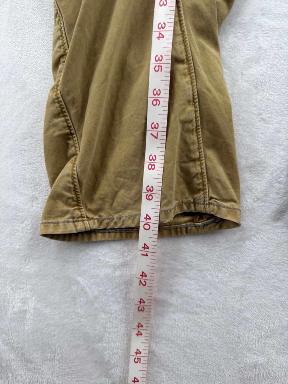 Men’s G-Star Raw Arc 3D Loose Tapered Braces COJ Jeans Size 33 Tall Chino Khaki - Picture 5 of 7